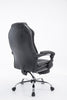 Scaun birou directorial, Suport picioare, piele ecologica, 2272, Negru
