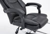 Scaun birou directorial, Suport picioare, piele ecologica, 2272, Negru