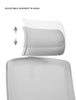 Scaune birou ergonomice mesh -  Suportul lombar reglabil -brate reglabile