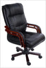 Scaun ergonomic, tapitat piele ecologica 911 negru, l51xA51xH70 cm