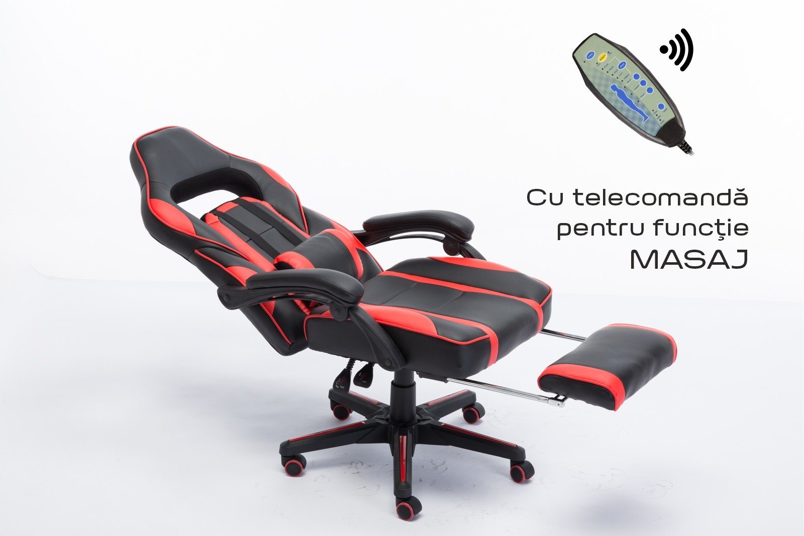 Scaun gaming ergonomic de birou cu masaj
