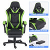 Scaune gaming, masaj, tetiera, suport lombar, suport picioare, USB, Verde, Lambert