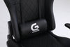 Scaun gaming Piele perforata - Negru