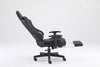 Scaun gaming Piele perforata - Negru