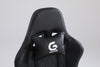 Scaun gaming Piele perforata - Negru