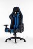 Scaun gaming, șezlong, recliner 180 grade, Negru/Albastru 003