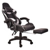 Scaun gaming, tetiera, suport lombar, Negru/Argintiu 9982