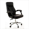 Scaune birou ergonomice directoriale,tapitat cu piele ecologica 6755 negru,l54xA51xH104-113 cm