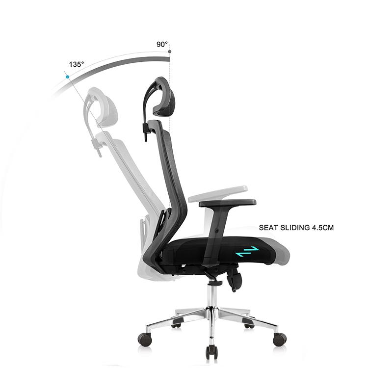 Scaune birou ergonomice mesh - Suportul lombar reglabil -brate reglabile
