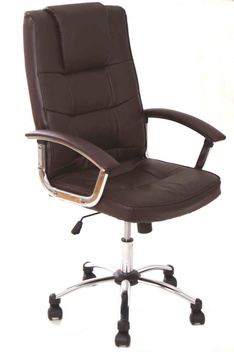 Scaune birou ergonomice piele naturala 8983 crem