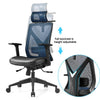 Scaune birou mesh sezut piele cu accesorii reglabile My-H