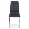 Scaune bucatarie negre cromate 231S
