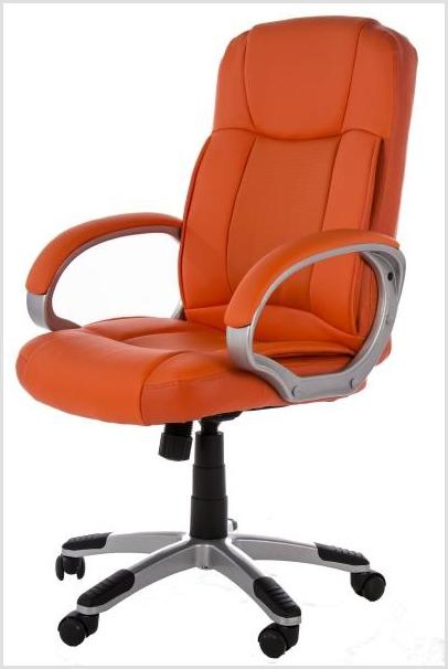 Scaune de birou ergonomice, tapitat piele ecologica 7061 portocaliu,rosu,verde, l52xA48xH62