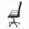 Scaune directoriale, tapitat piele ecologica 8020 Negru, l48xA46xH66 cm