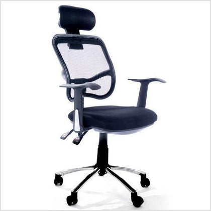 Scaune ergonomice, piele ecologica mesh 1149 Negru