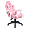 Scaune gaming ergonomic ajustabil Alb/Roz 9979