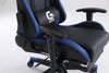 Scaune gaming Piele perforata - Negru/Albastru