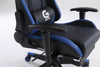 Scaune gaming Piele perforata - Negru/Albastru