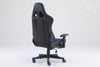Scaune gaming Piele perforata - Negru/Albastru