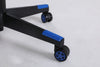 Scaune gaming Piele perforata - Negru/Albastru