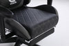 Scaune gaming Piele perforata - Negru/Gri