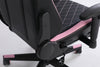 Scaune gaming Piele perforata - Negru/Roz